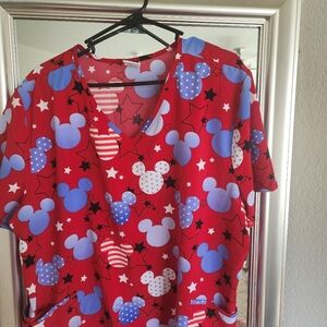 Mickey Mouse Scrub Top